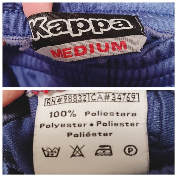 KAPPA blue, red and white track pants size M - Picture 10 of 10